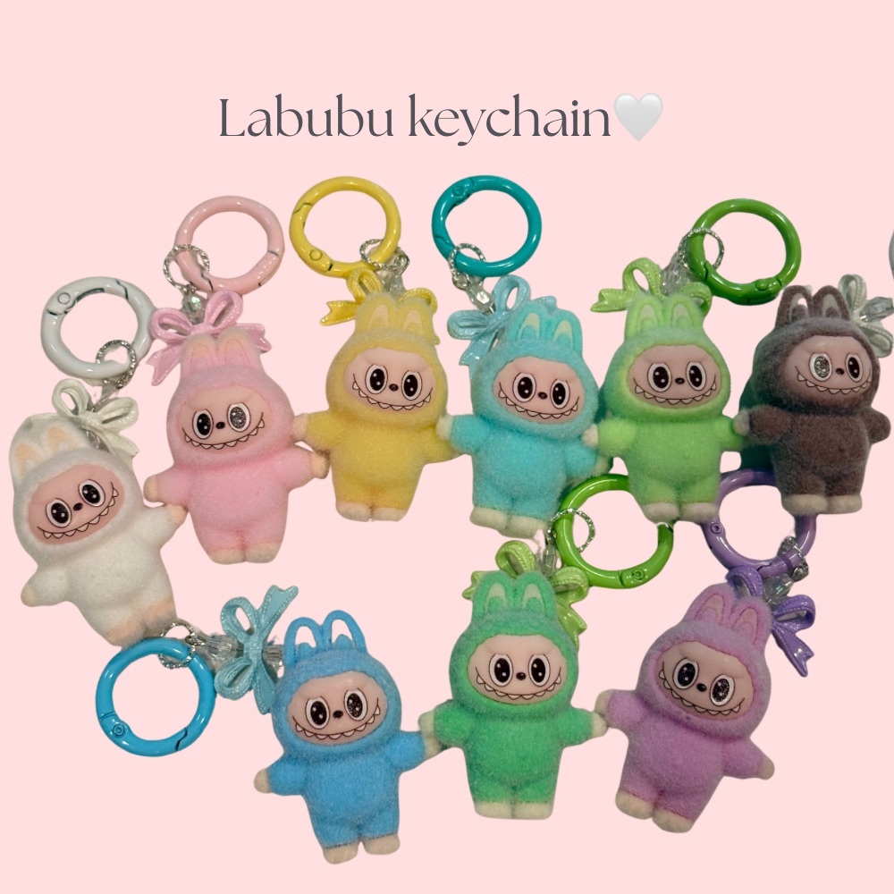 Labubu Colorful Keychain Set